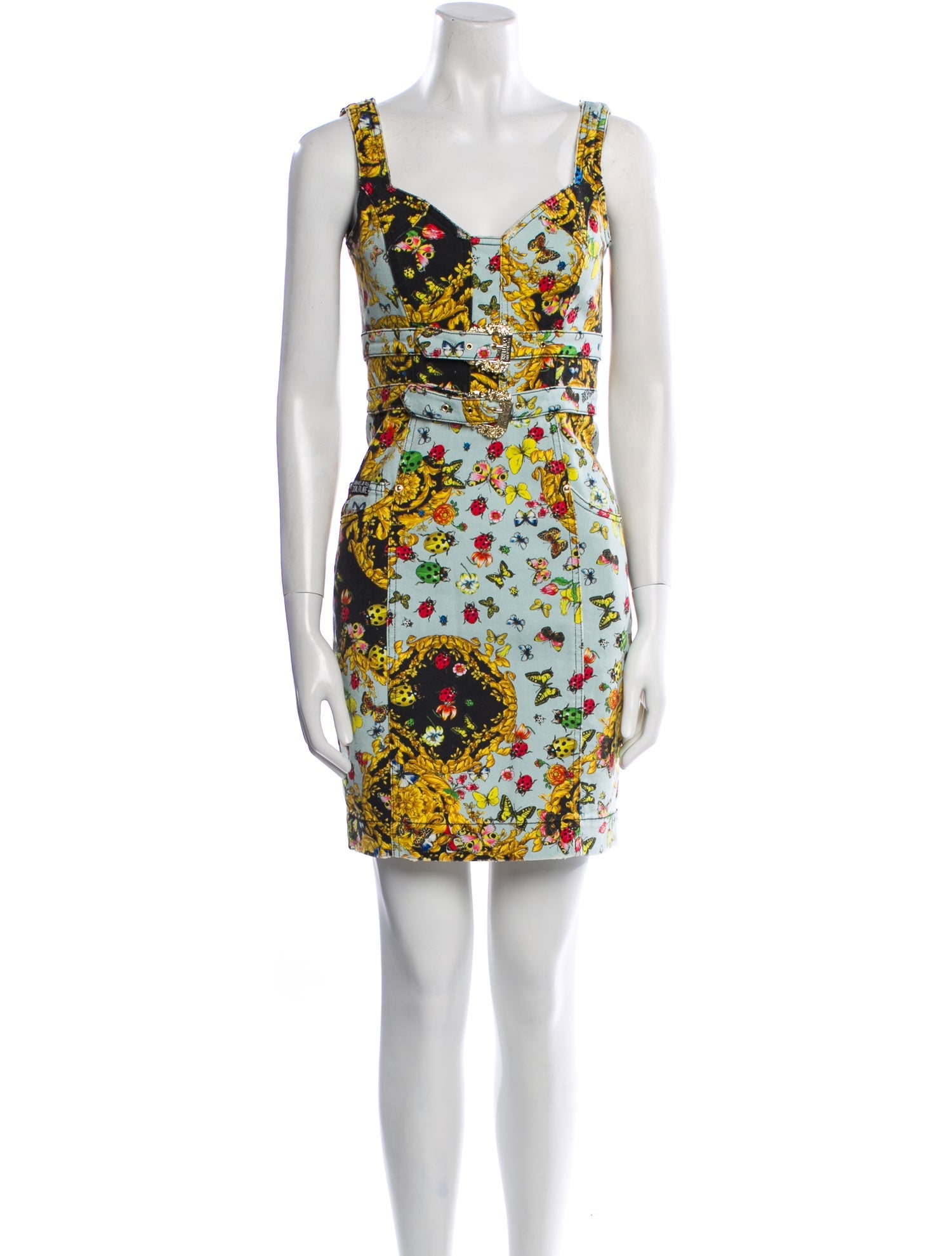 Versace Jeans Couture Printed Mini Dress