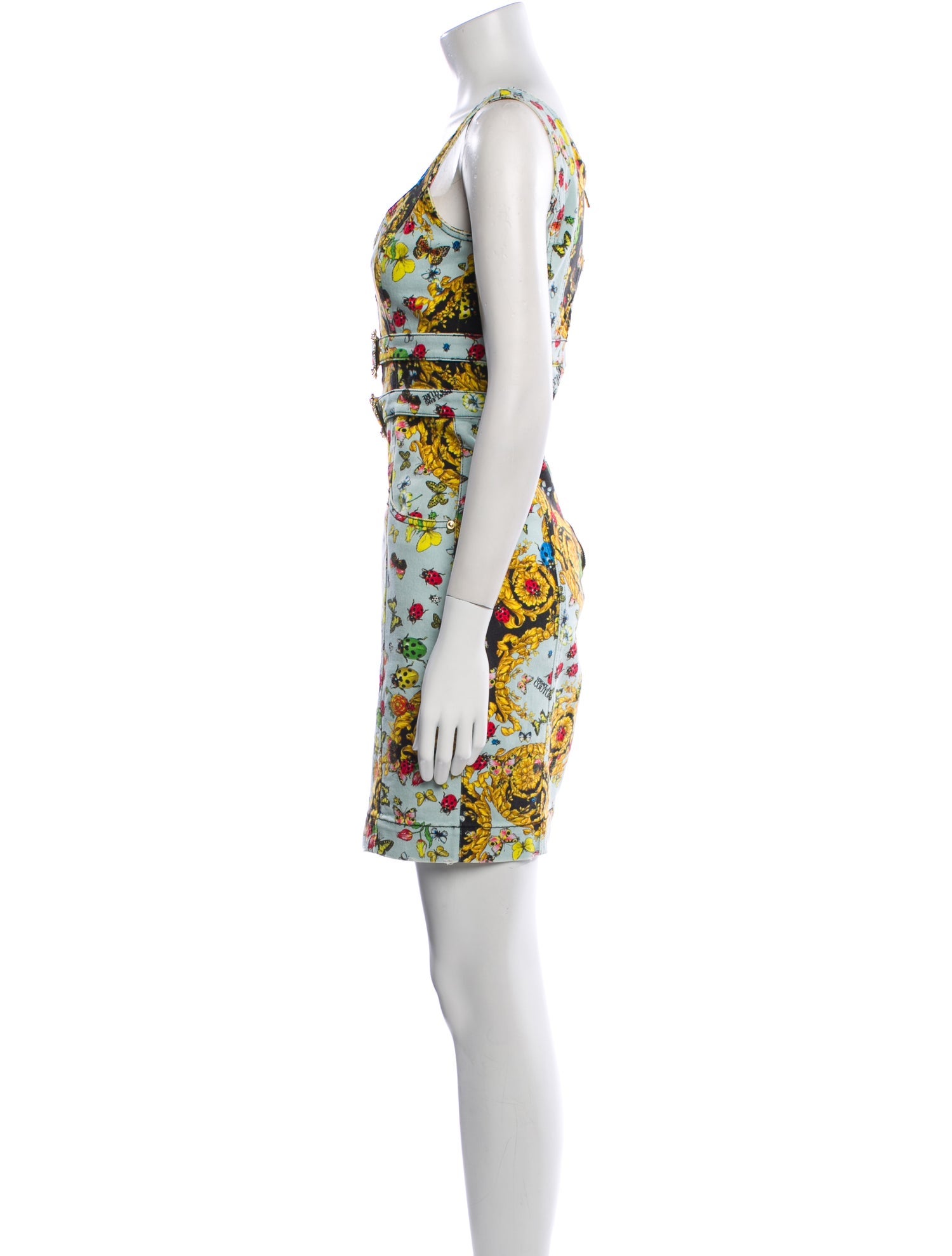 Versace Jeans Couture Printed Mini Dress