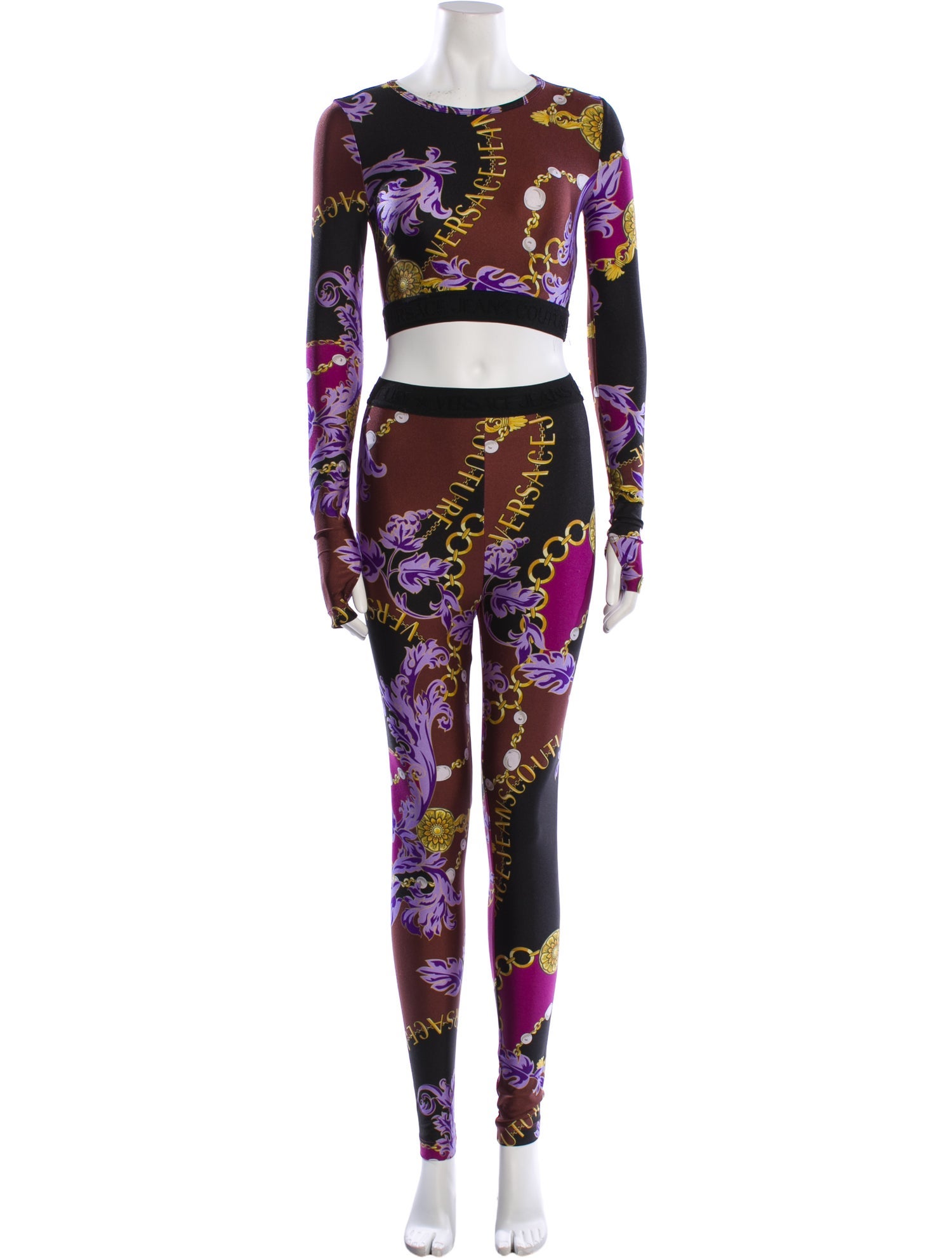 Versace Jeans Couture Printed Pant Set