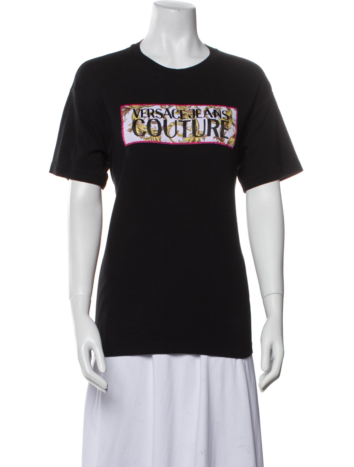 Versace Jeans Couture Graphic Print Crew Neck T-Shirt