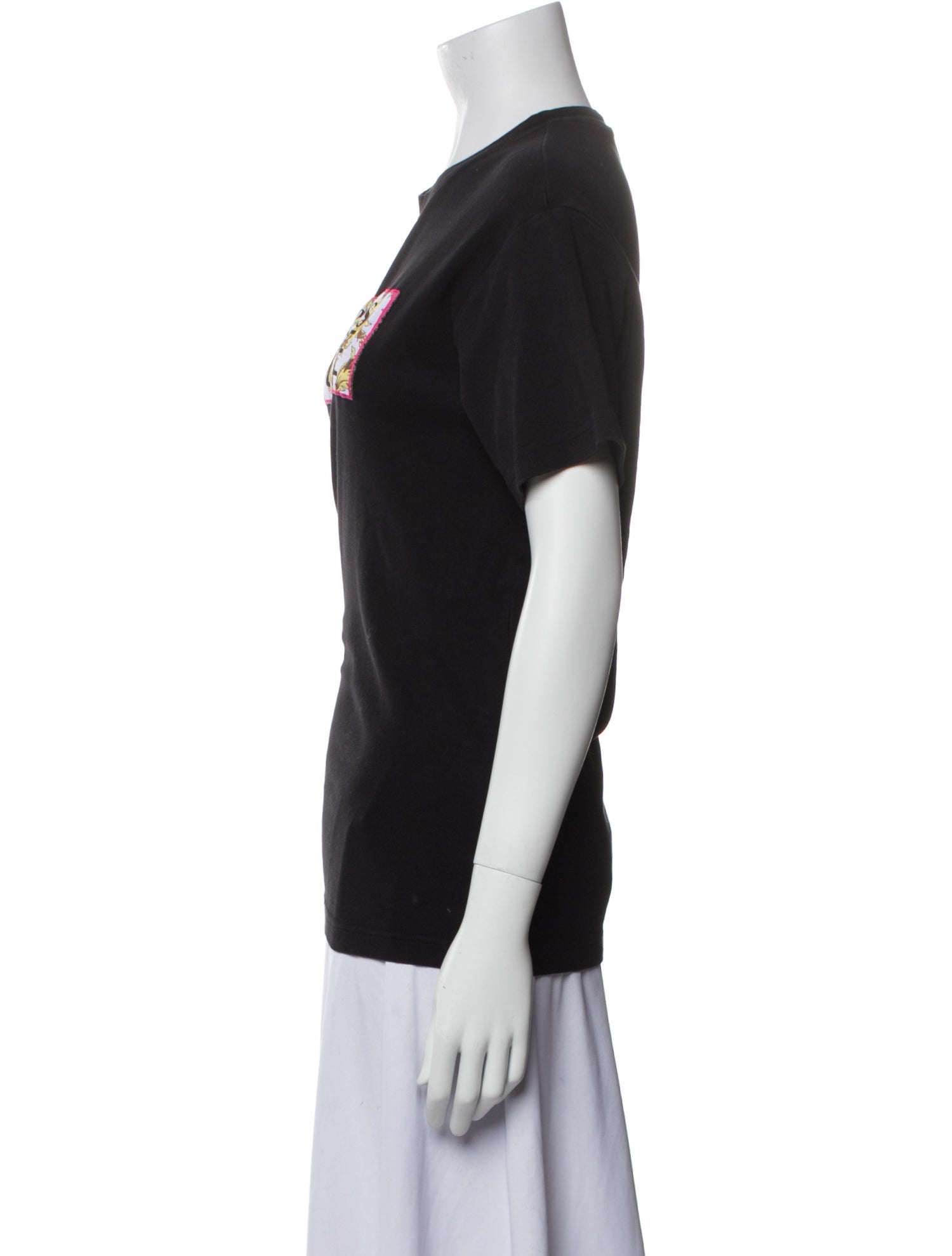 Versace Jeans Couture Graphic Print Crew Neck T-Shirt