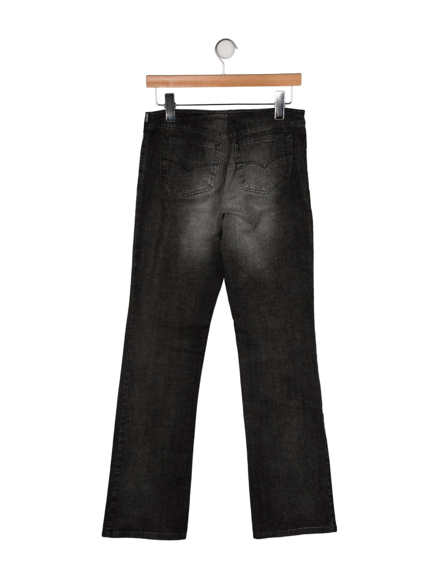 Versace Jeans Couture Mid-Rise Straight Leg Jeans