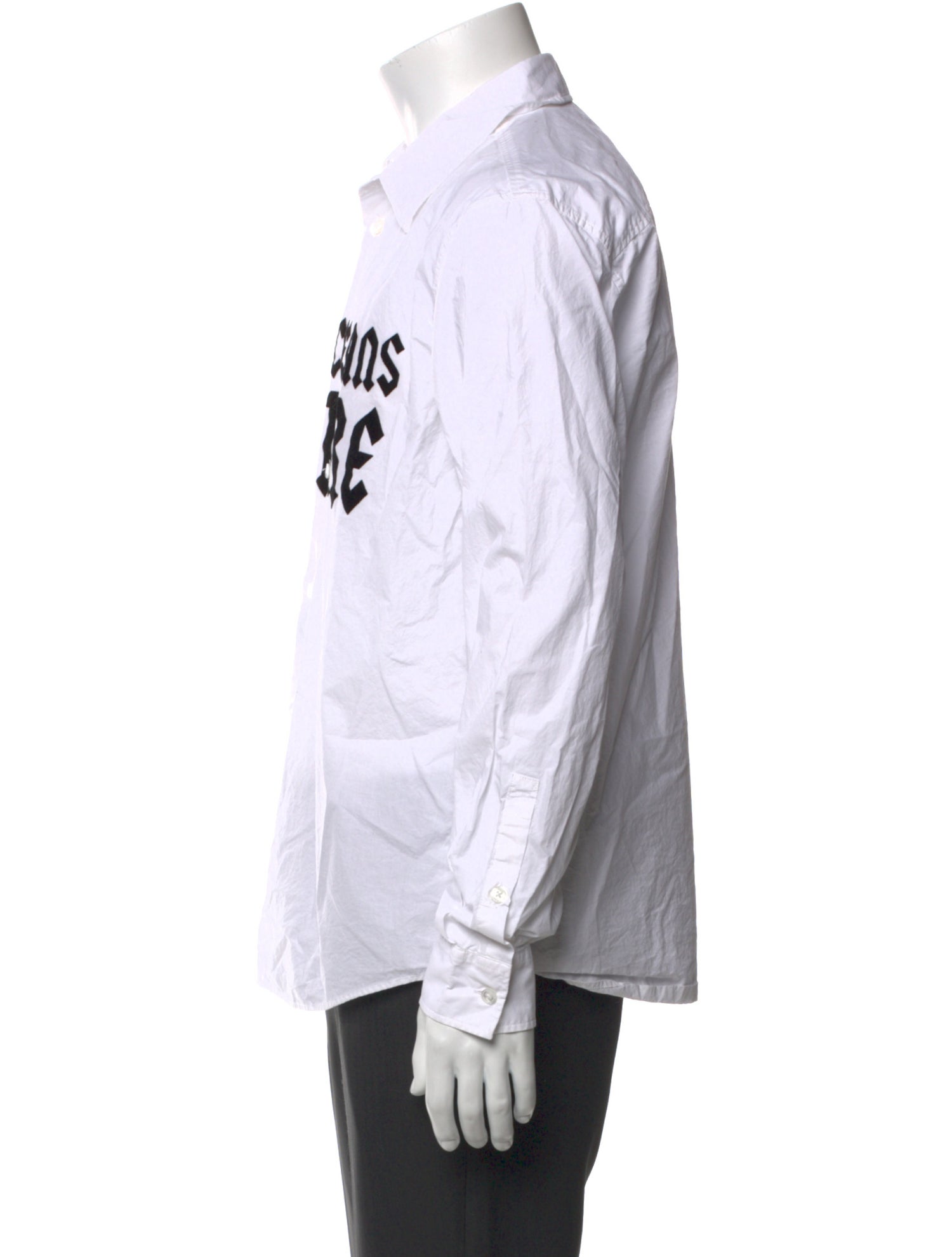 Versace Jeans Couture Graphic Print Long Sleeve Shirt