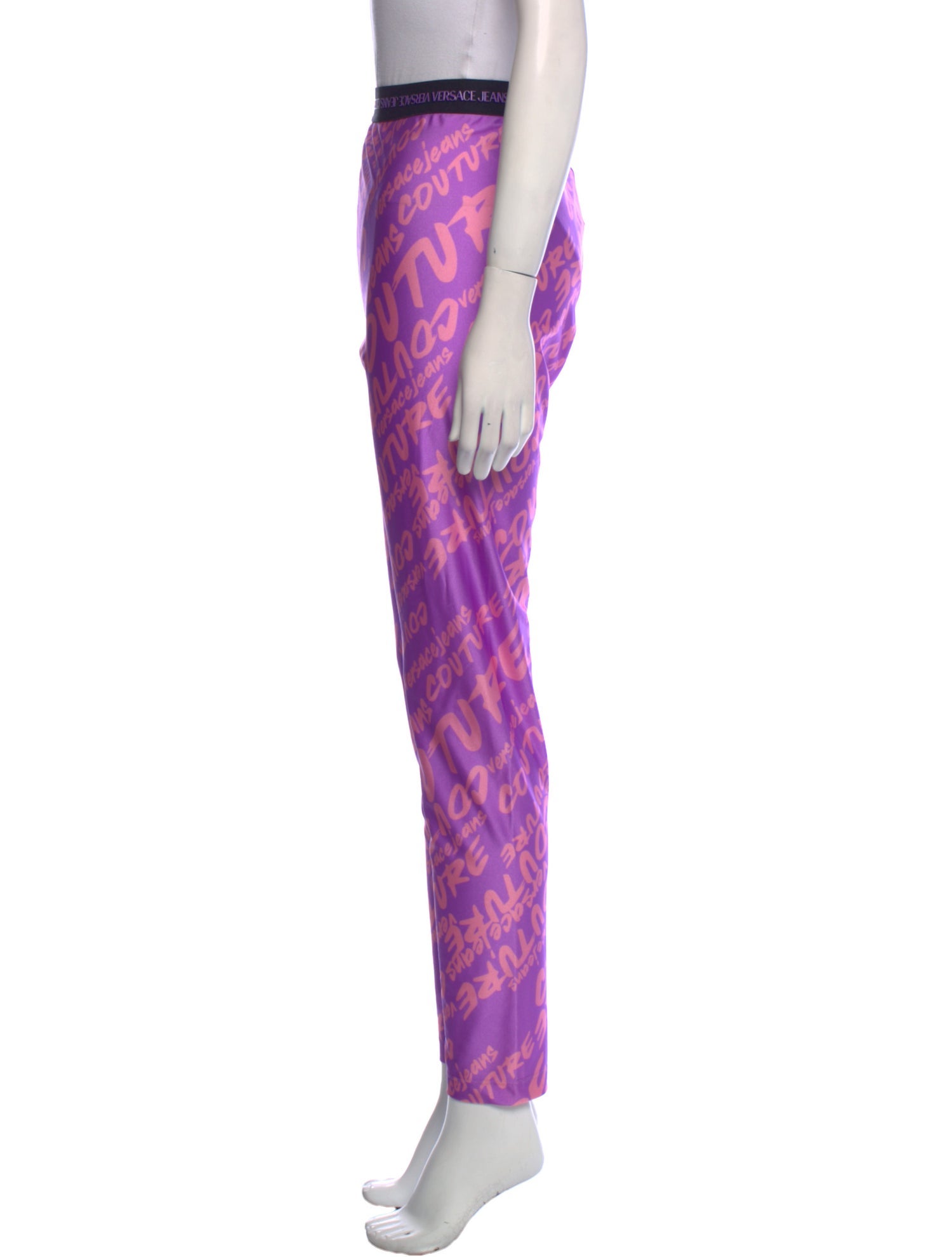 Versace Jeans Couture Printed Skinny Leg Pants w/ Tags