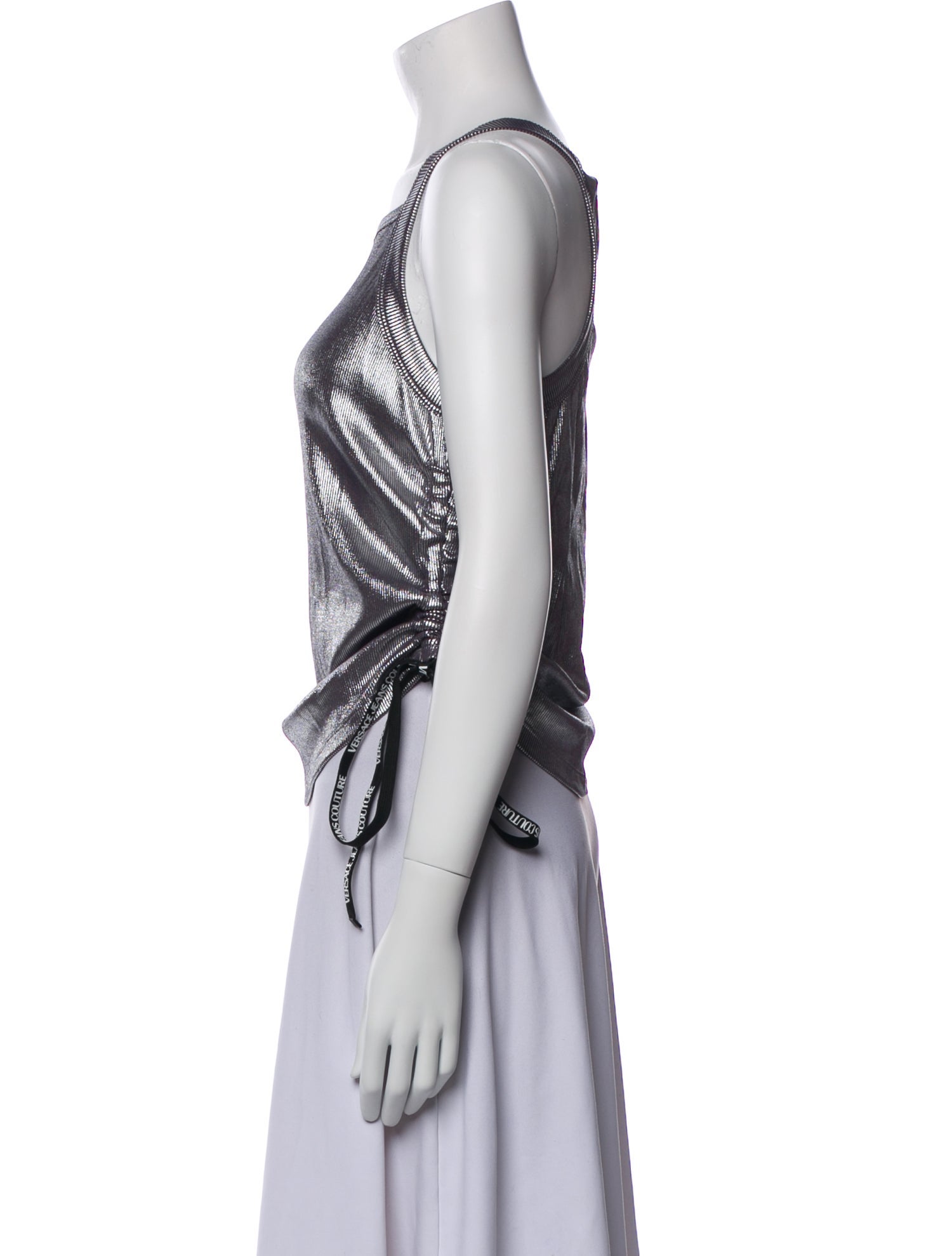 Versace Jeans Couture Square Neckline Sleeveless Top w/ Tags