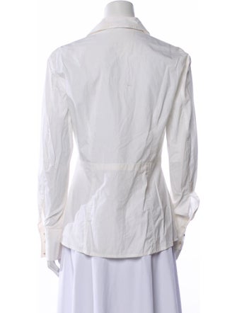 Versace Jeans Couture Long Sleeve Button-Up Top