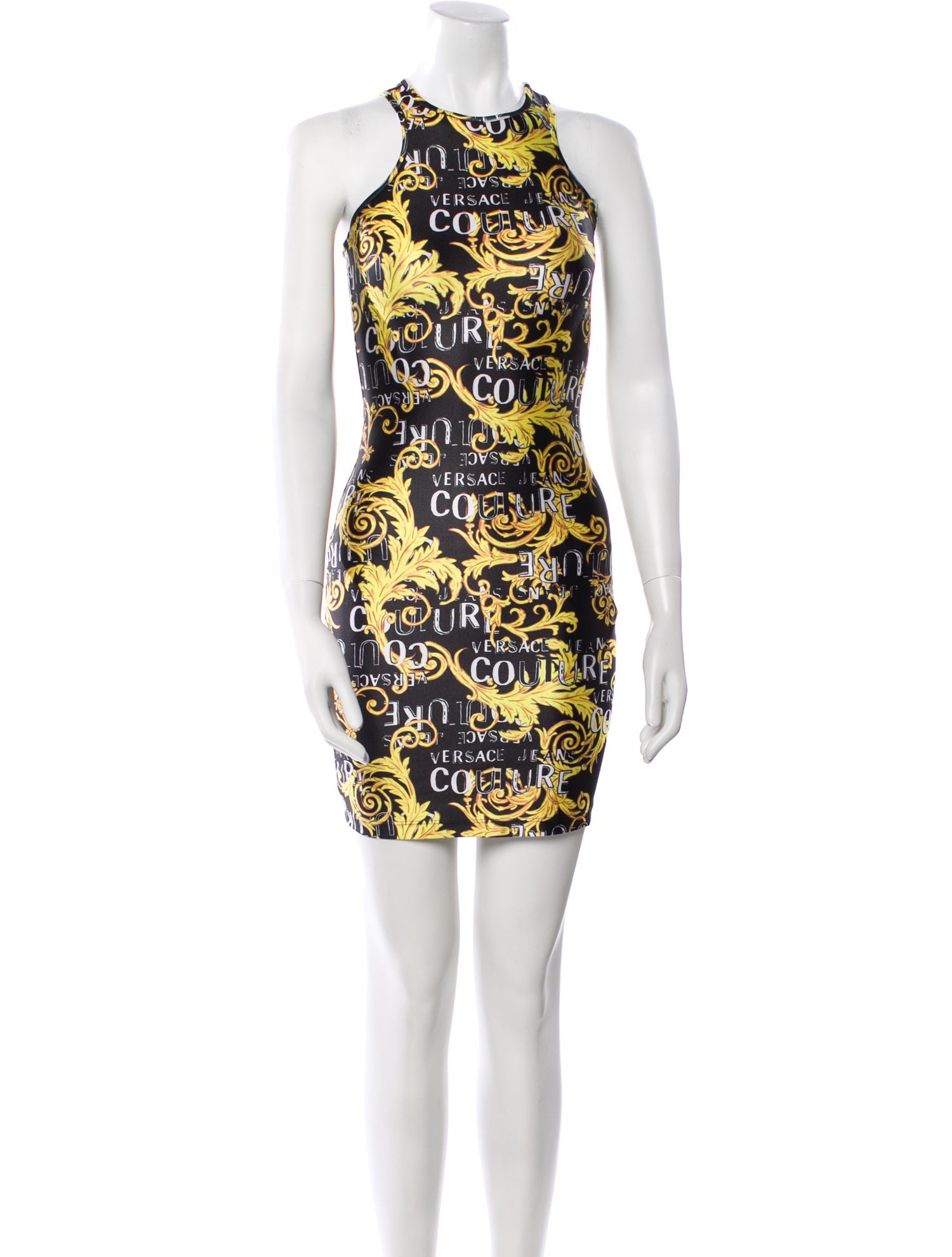 Versace Jeans Couture Printed Mini Dress