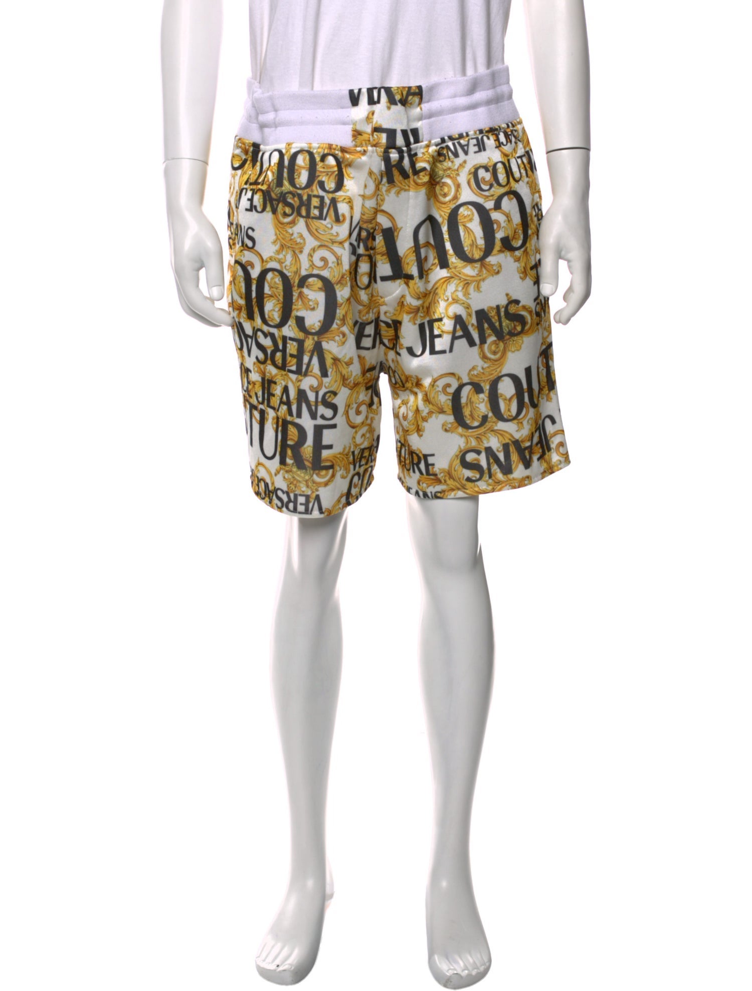 Versace Jeans Couture Printed Jogger Shorts