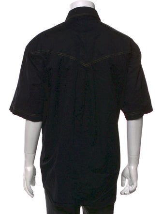 Versace Jeans Couture Graphic Print Three-Quarter Sleeve Shirt