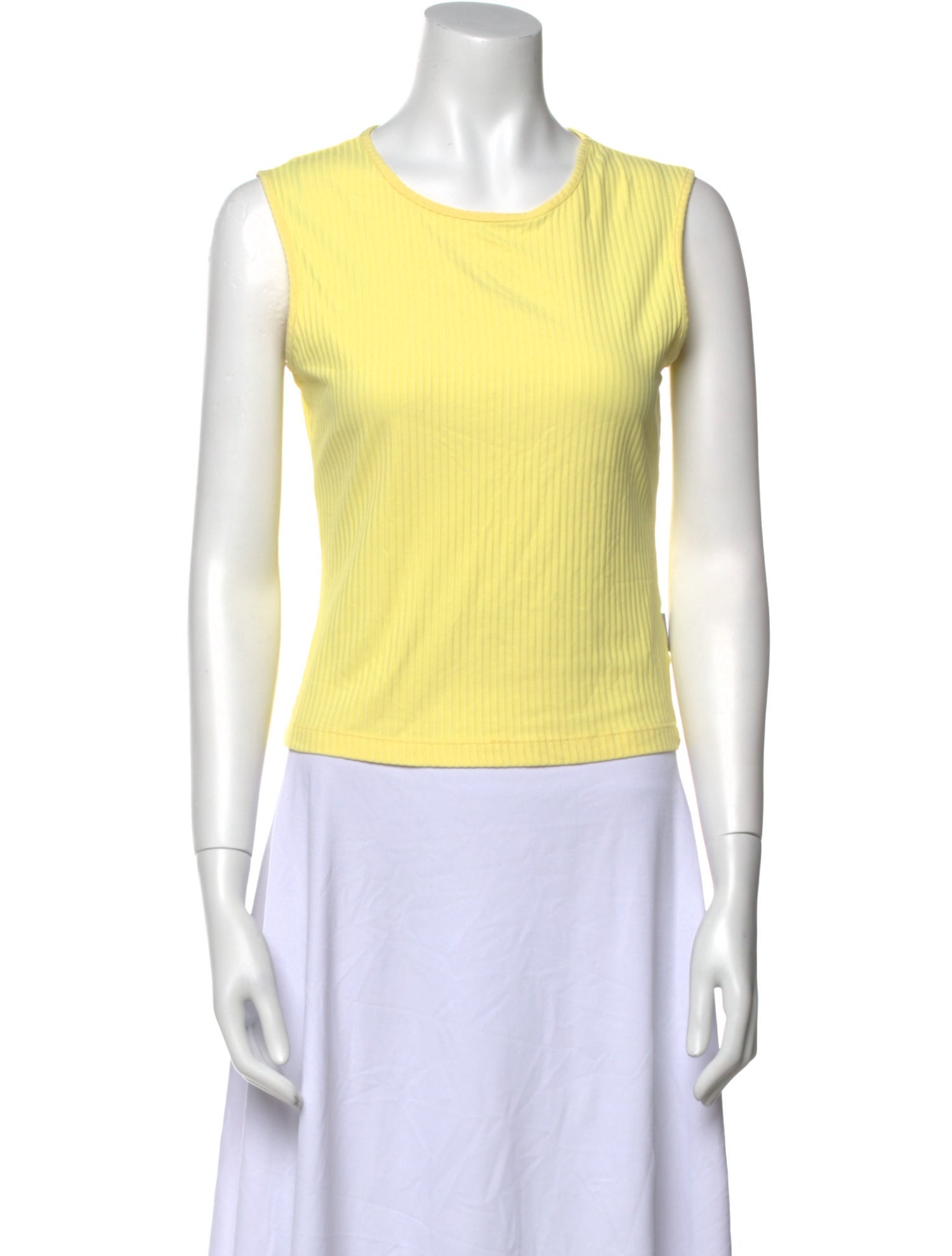 Versace Jeans Couture Scoop Neck Sleeveless Top