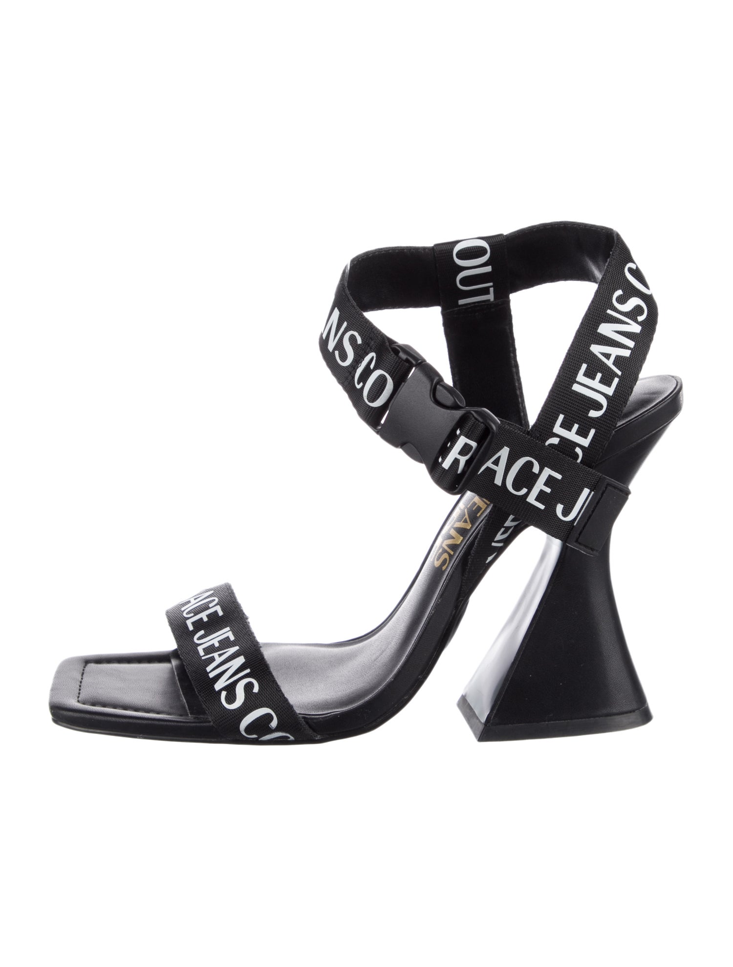 Versace Jeans Couture Nylon Printed Sandals