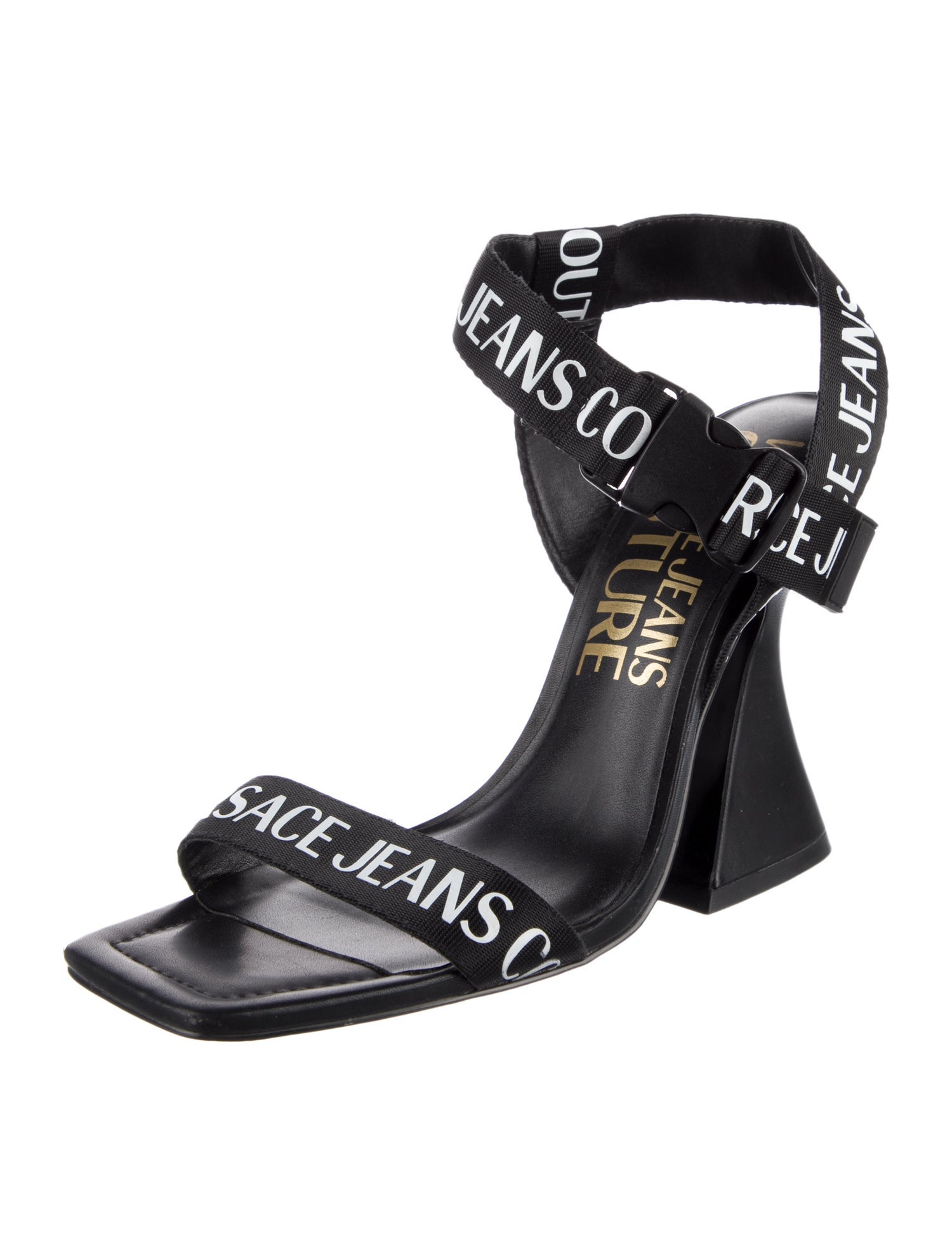 Versace Jeans Couture Nylon Printed Sandals