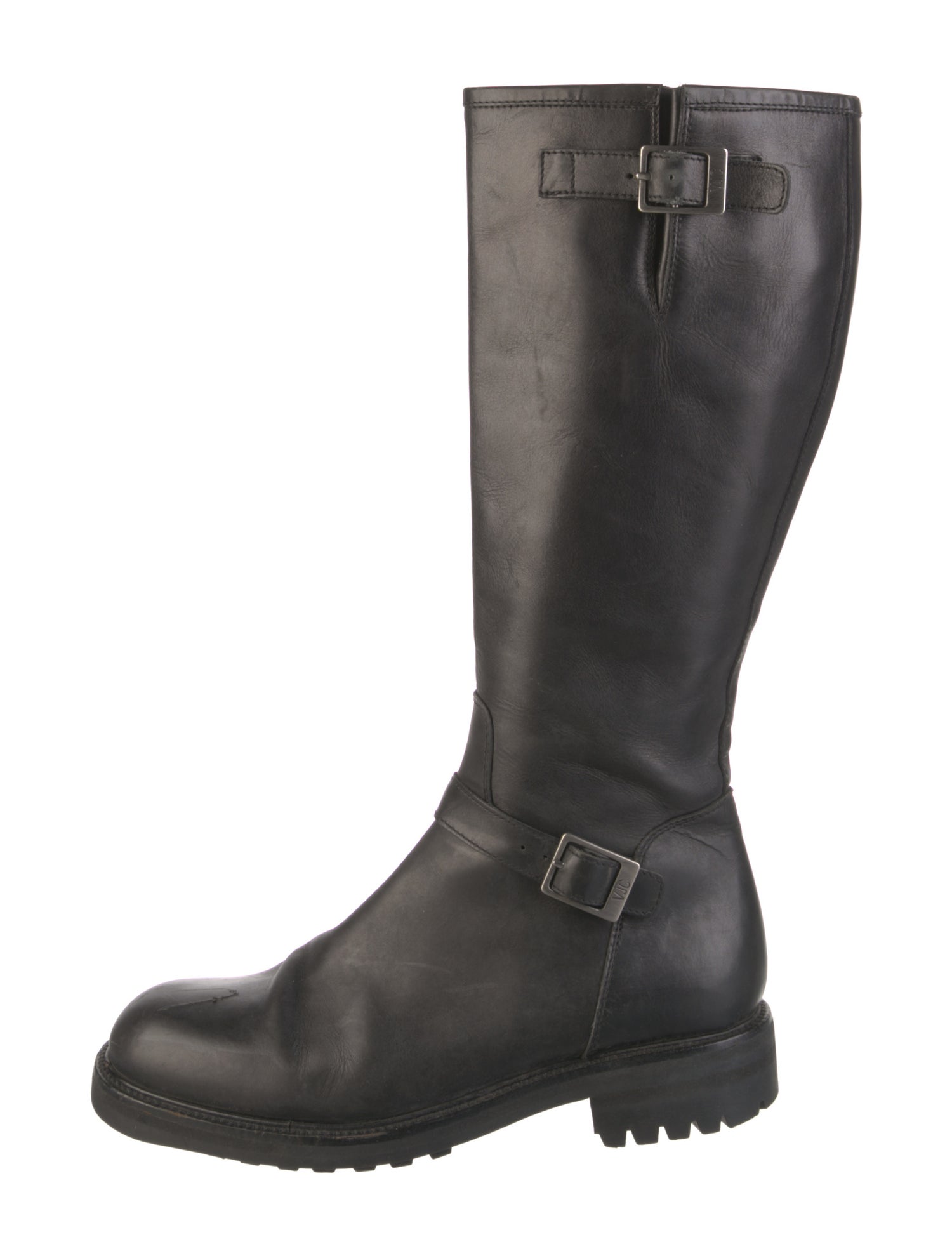 Versace Jeans Couture Leather Riding Boots
