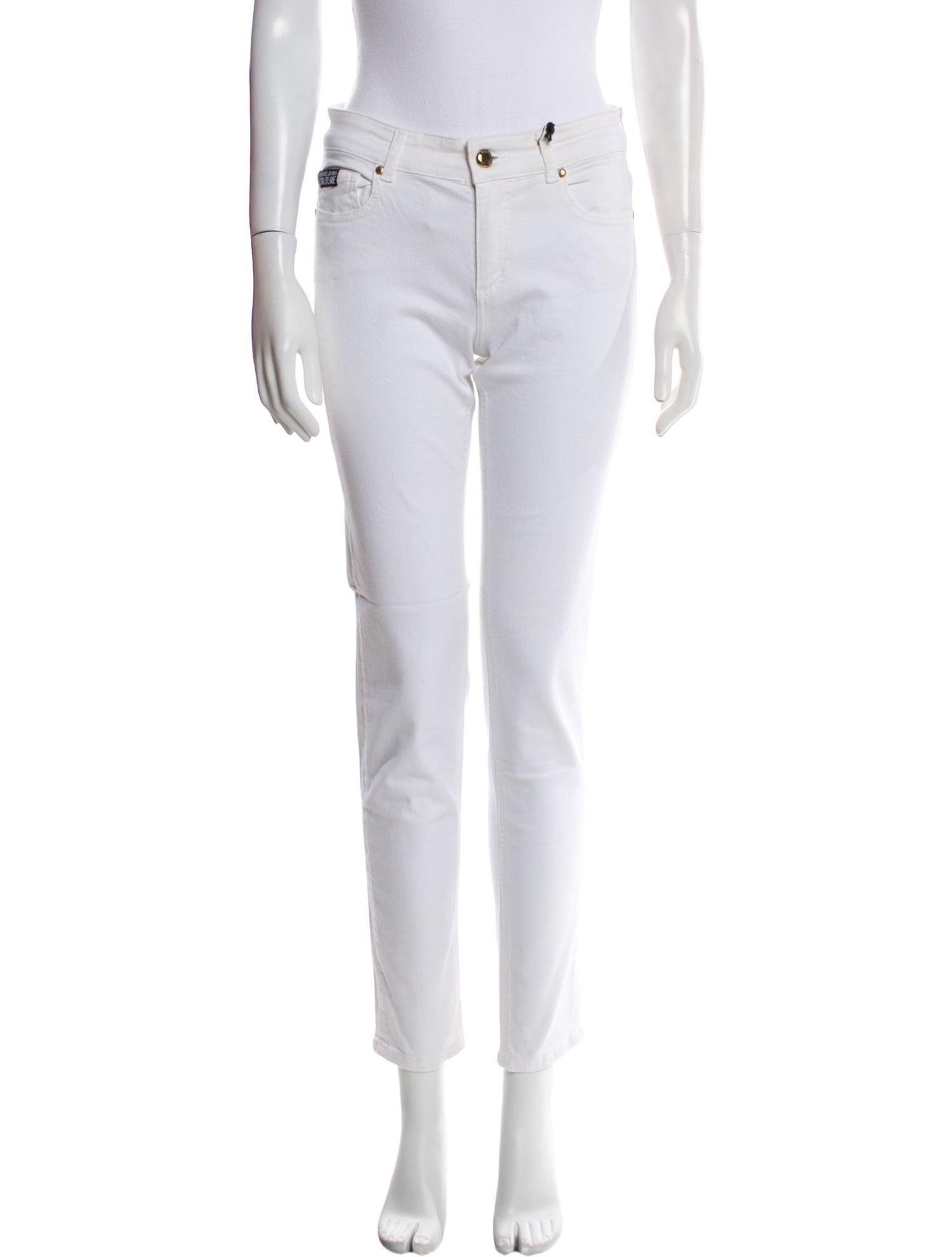 Versace Jeans Couture Mid-Rise Skinny Leg Jeans