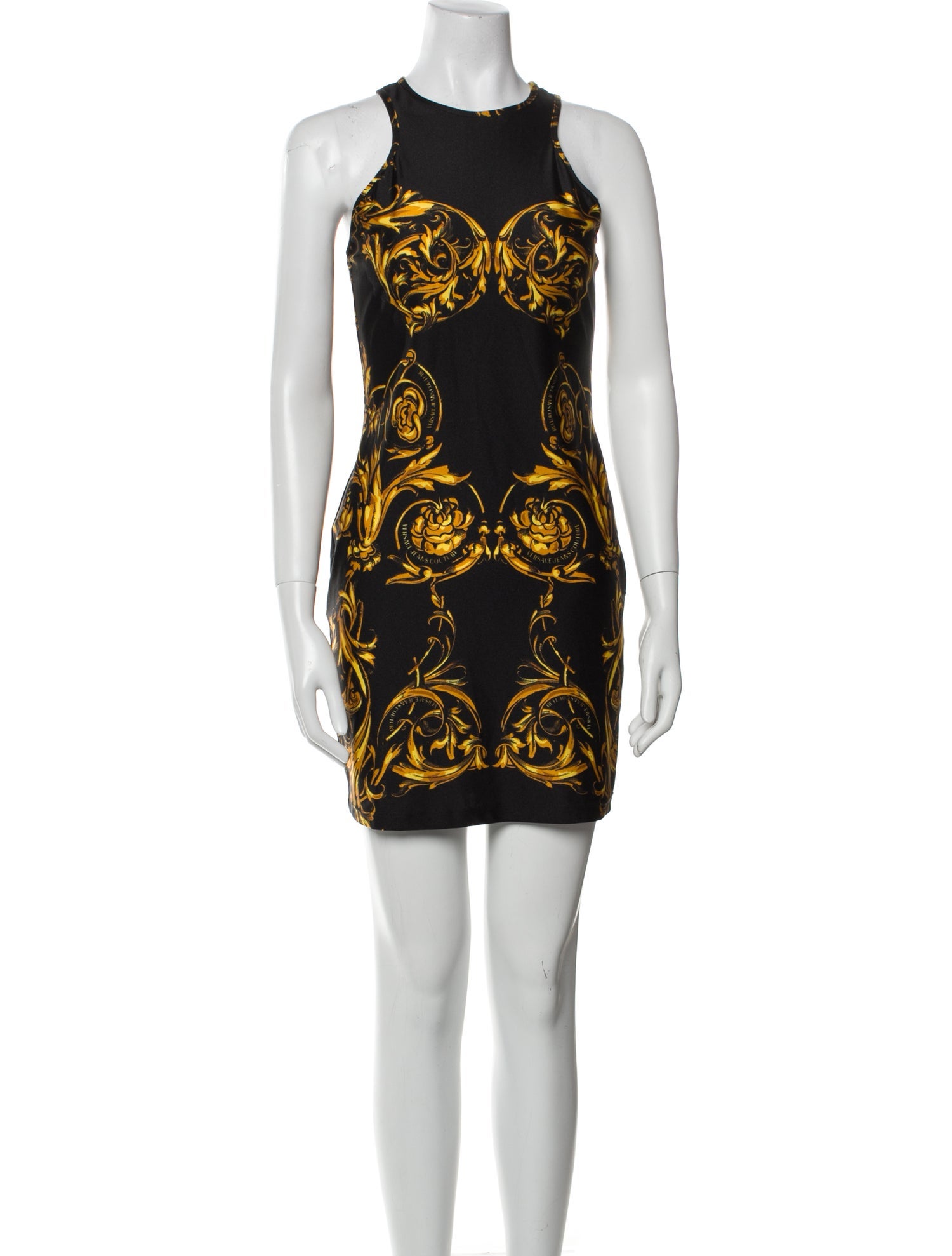 Versace Jeans Couture Printed Mini Dress w/ Tags