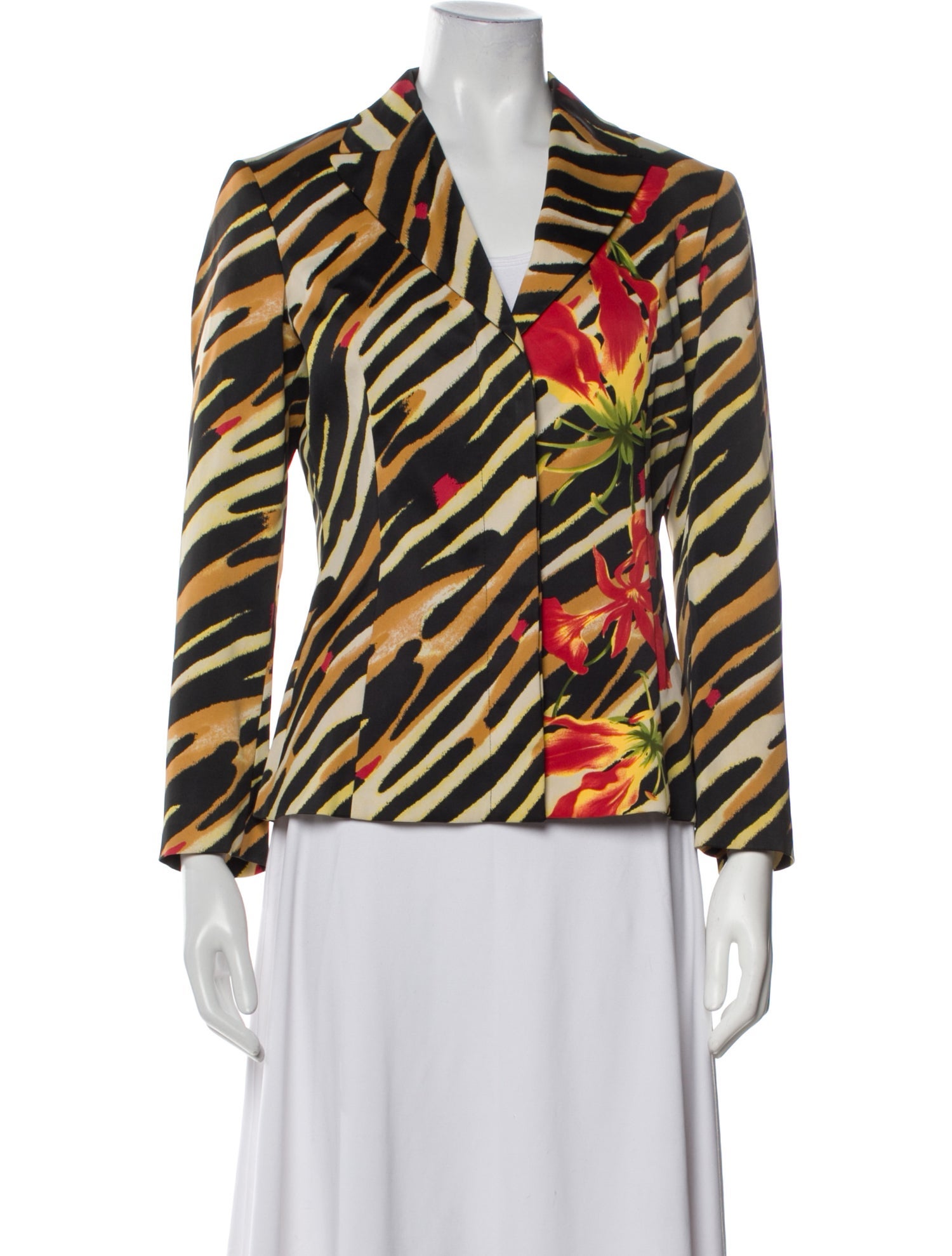 Versace Jeans Couture Animal Print Blazer