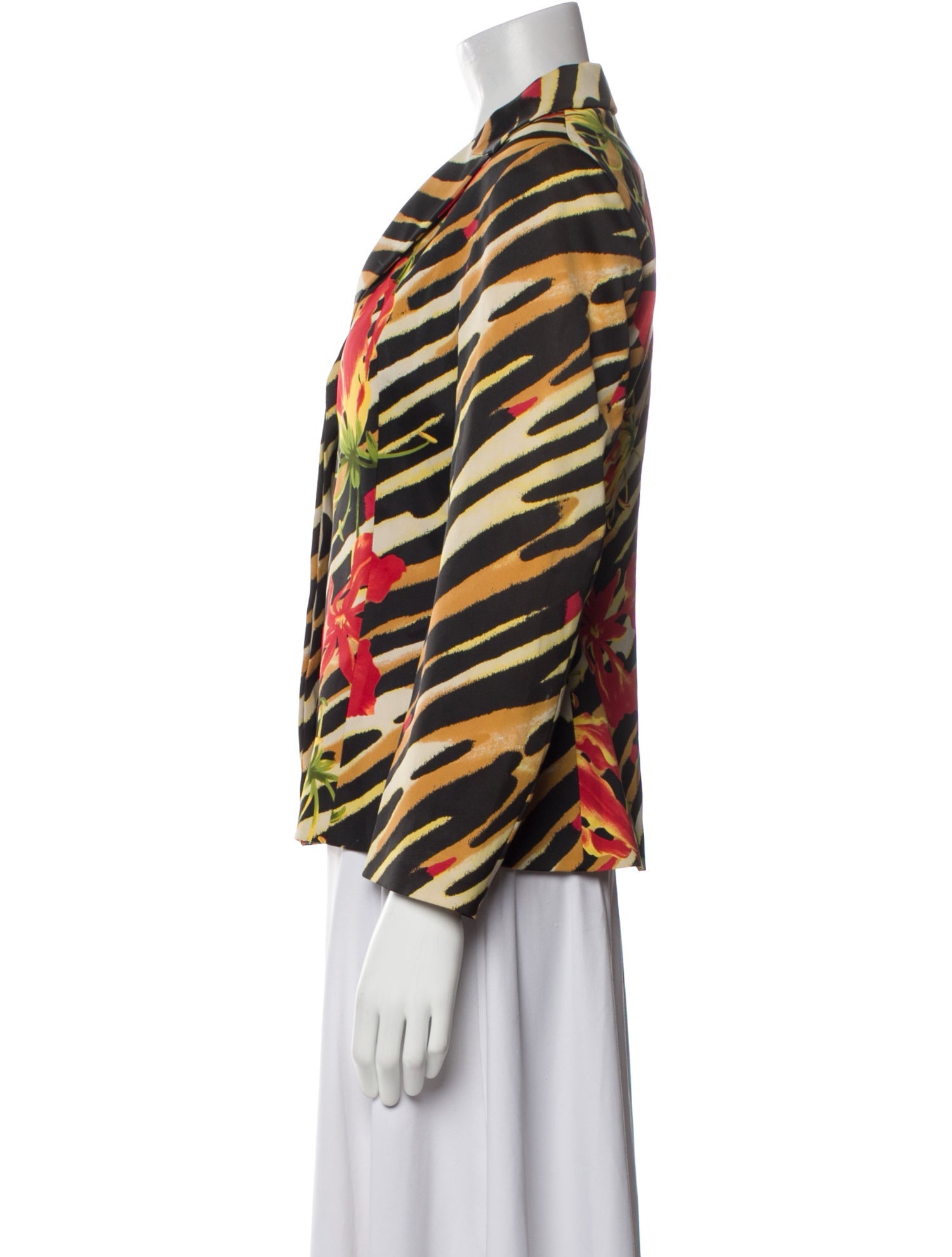 Versace Jeans Couture Animal Print Blazer