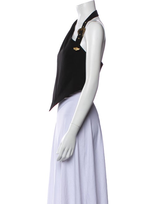 Versace Jeans Couture Halterneck Sleeveless Bodysuit