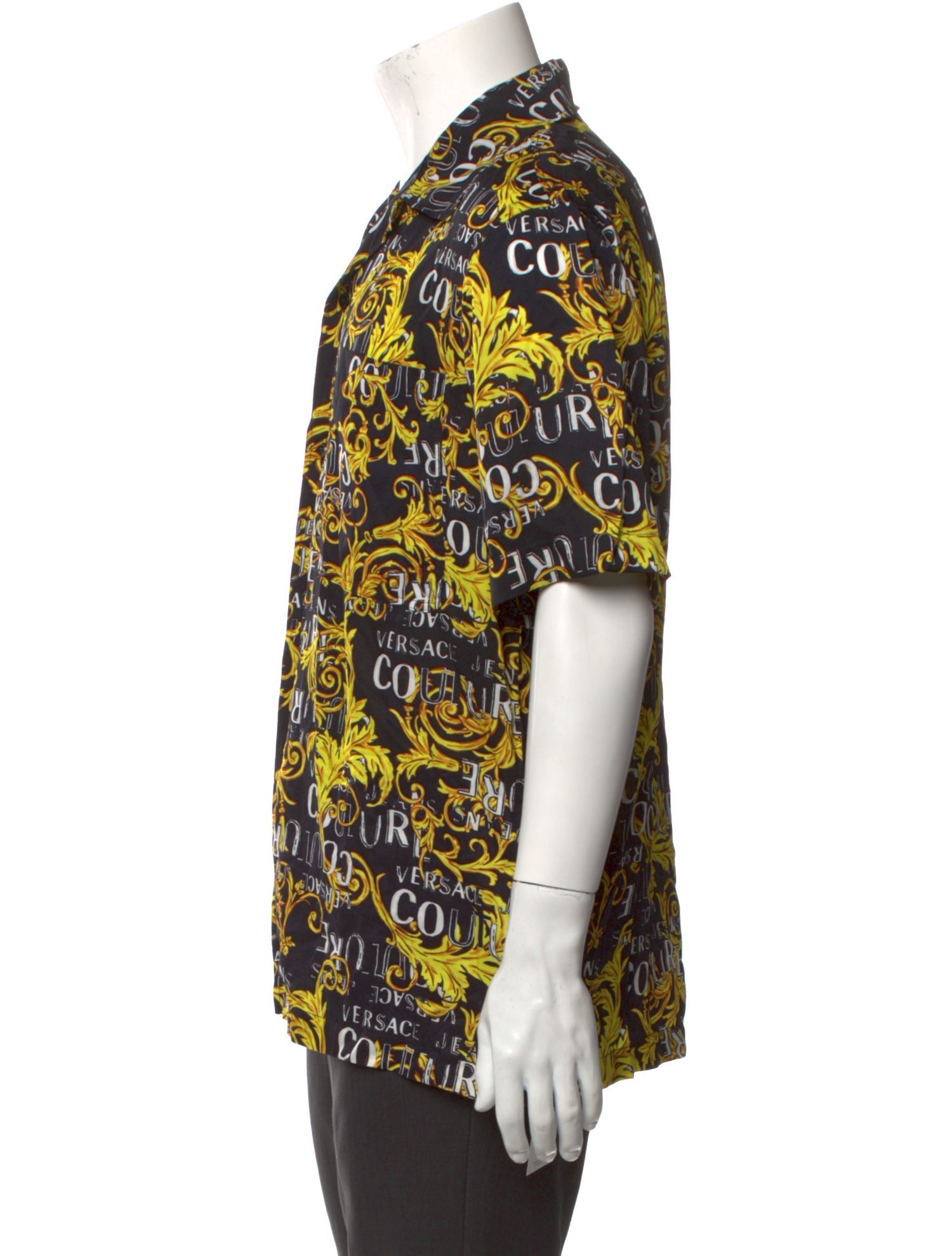 Versace Jeans Couture Printed Short Sleeve Shirt