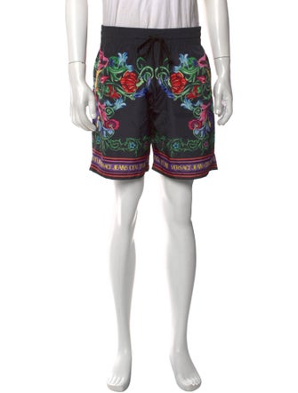 Versace Jeans Couture Floral Print Jogger Shorts