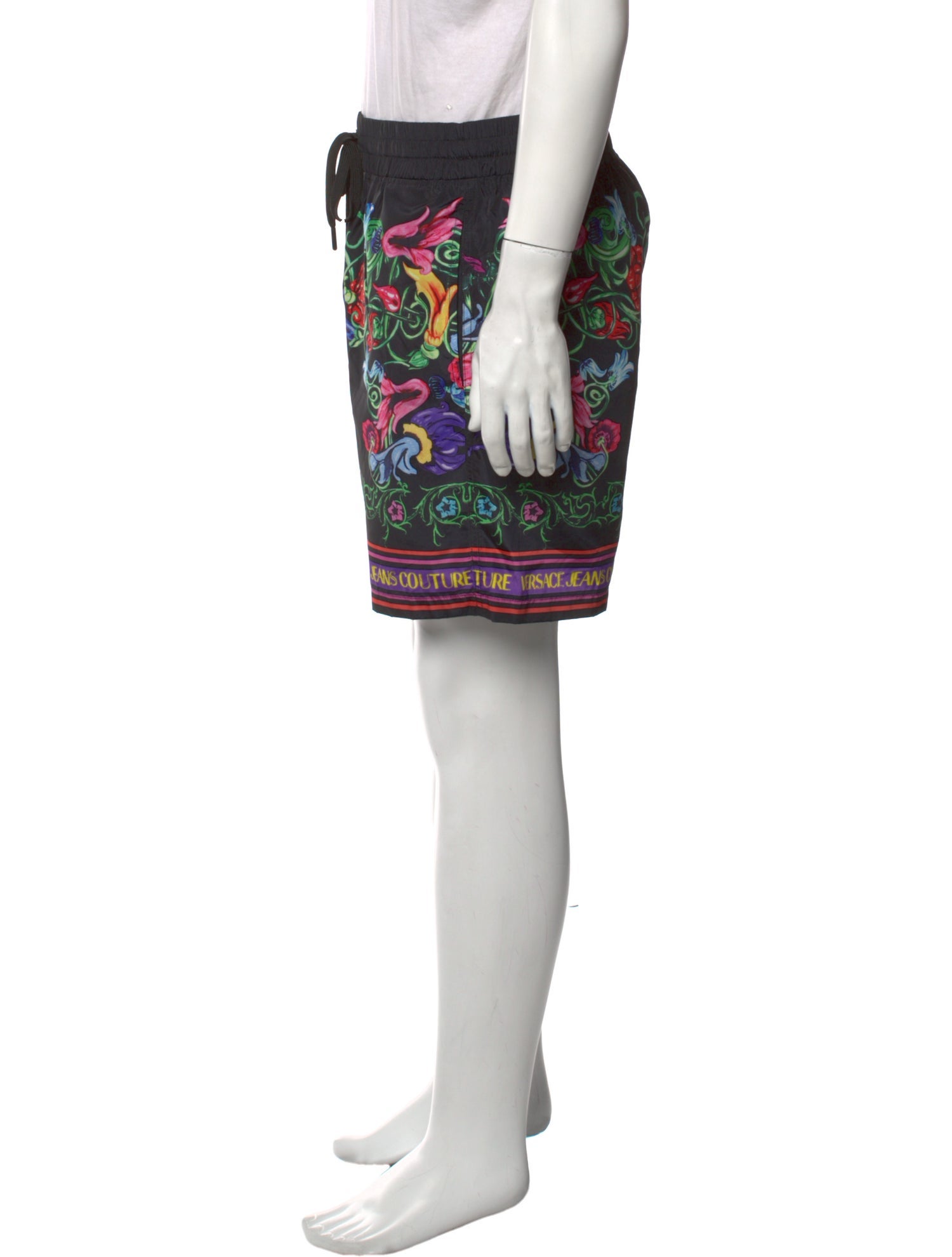 Versace Jeans Couture Floral Print Jogger Shorts