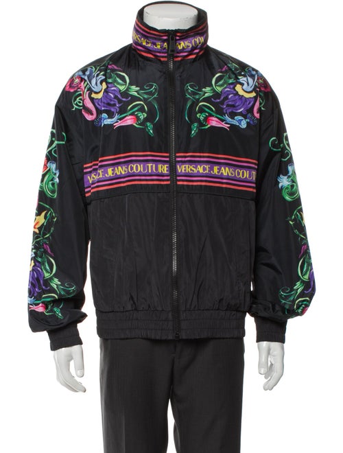 Versace Jeans Couture Floral Print Windbreaker