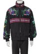 Versace Jeans Couture Floral Print Windbreaker