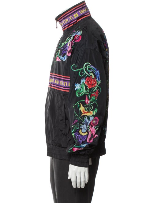 Versace Jeans Couture Floral Print Windbreaker