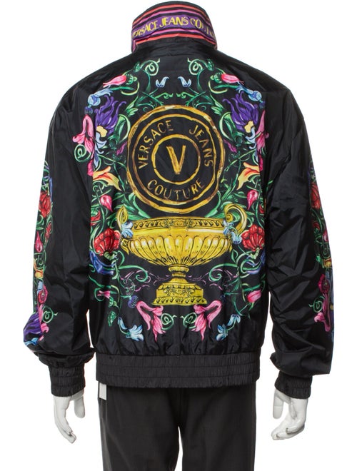 Versace Jeans Couture Floral Print Windbreaker