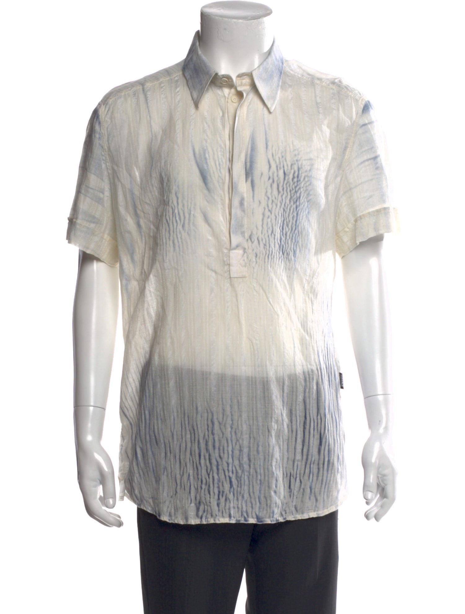 Versace Jeans Couture Printed Short Sleeve Shirt