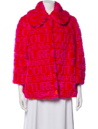 Versace Jeans Couture Faux Fur Jacket