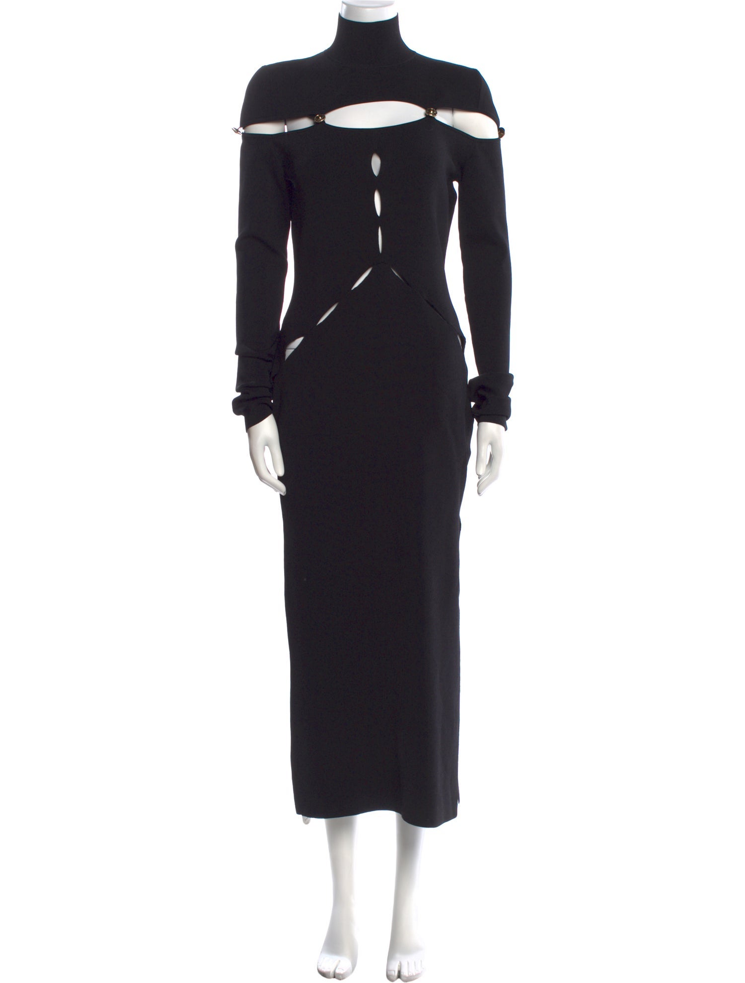 Versace Jeans Couture Turtleneck Long Dress w/ Tags