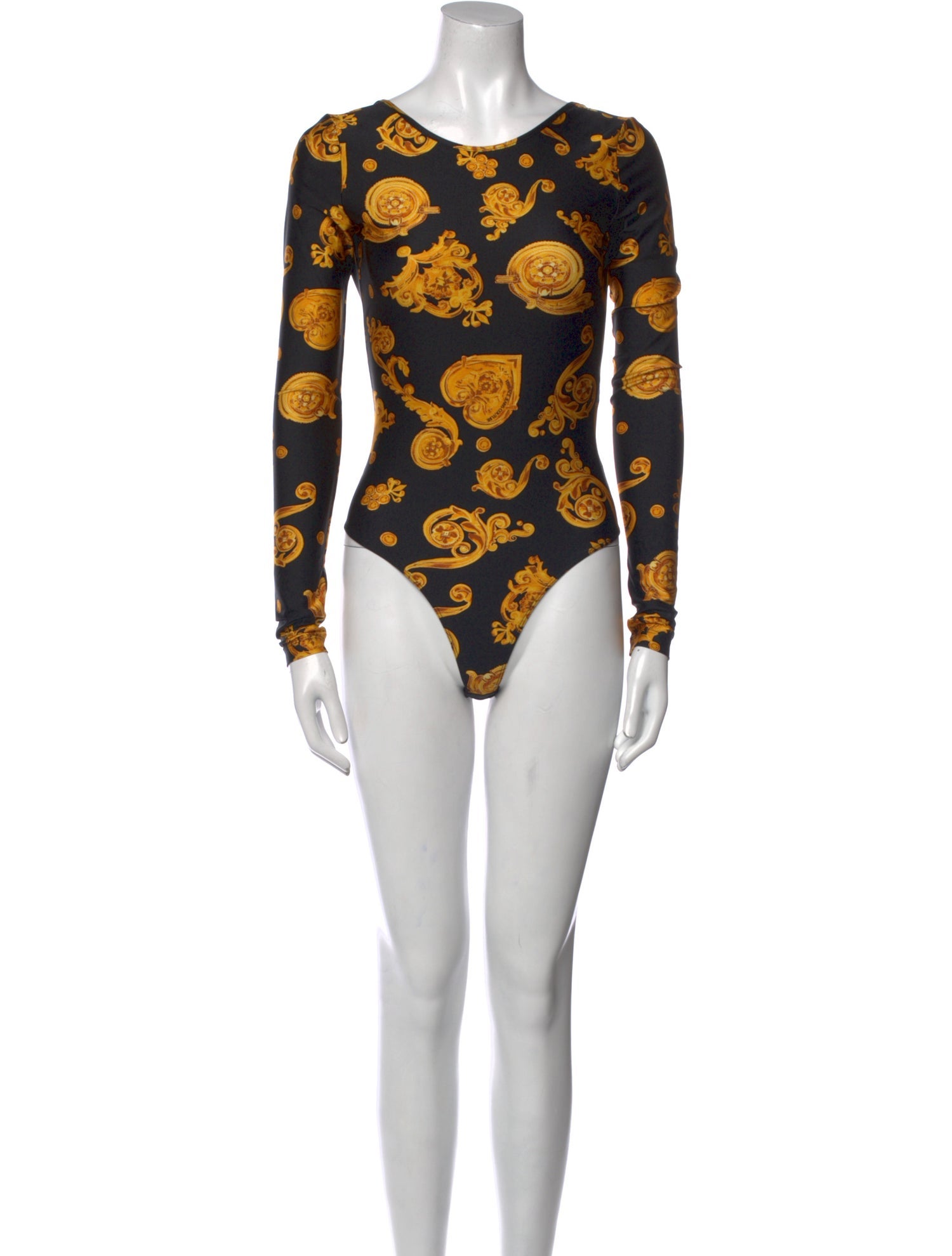 Versace Jeans Couture Nylon Printed Bodysuit