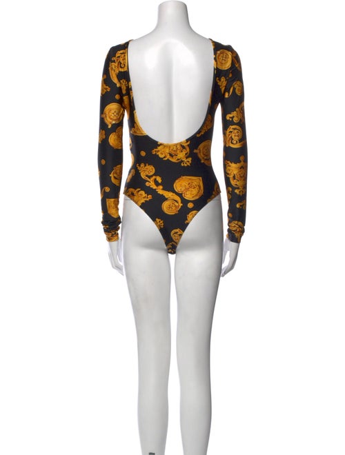 Versace Jeans Couture Nylon Printed Bodysuit