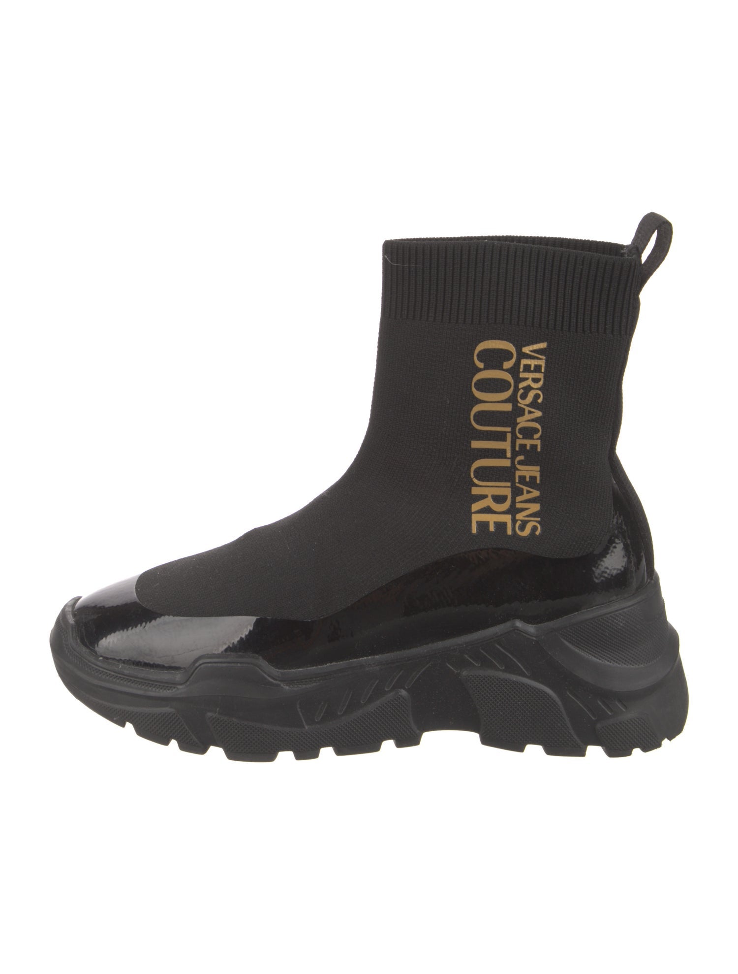 Versace Jeans Couture Leather Chelsea Boots