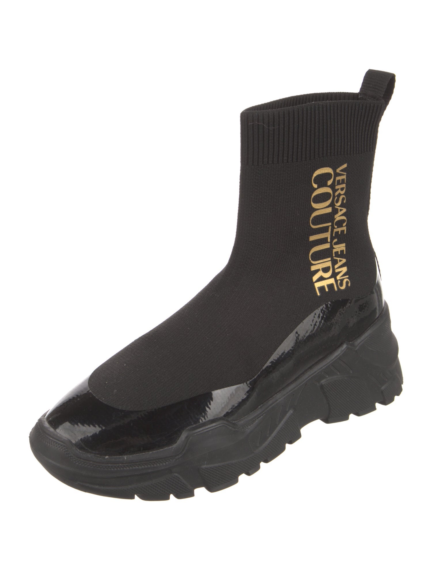 Versace Jeans Couture Leather Chelsea Boots