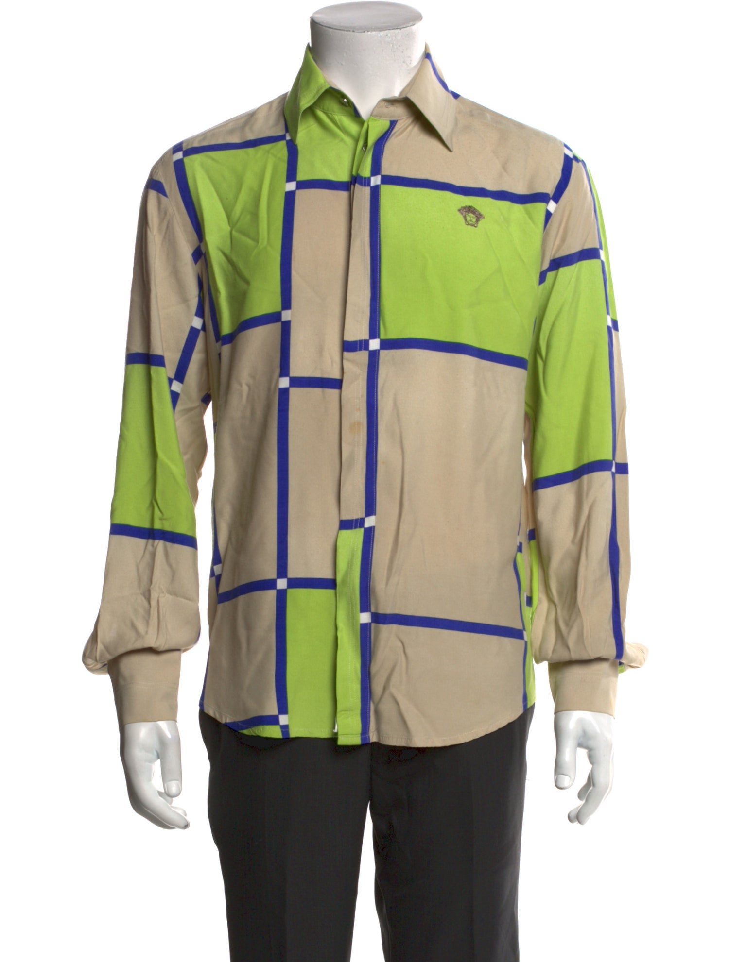 Versace Jeans Couture Printed Long Sleeve Shirt