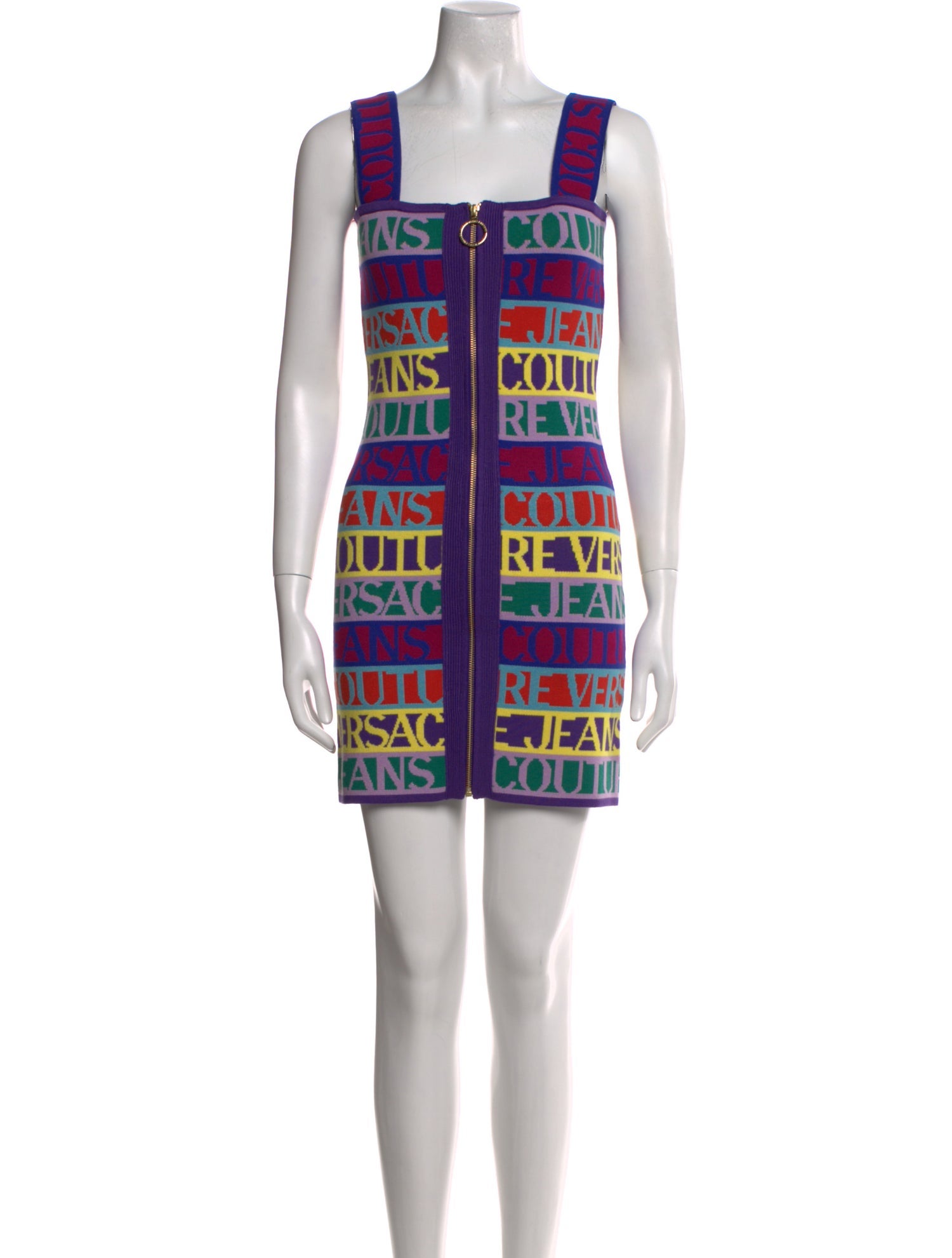 Versace Jeans Couture Printed Mini Dress