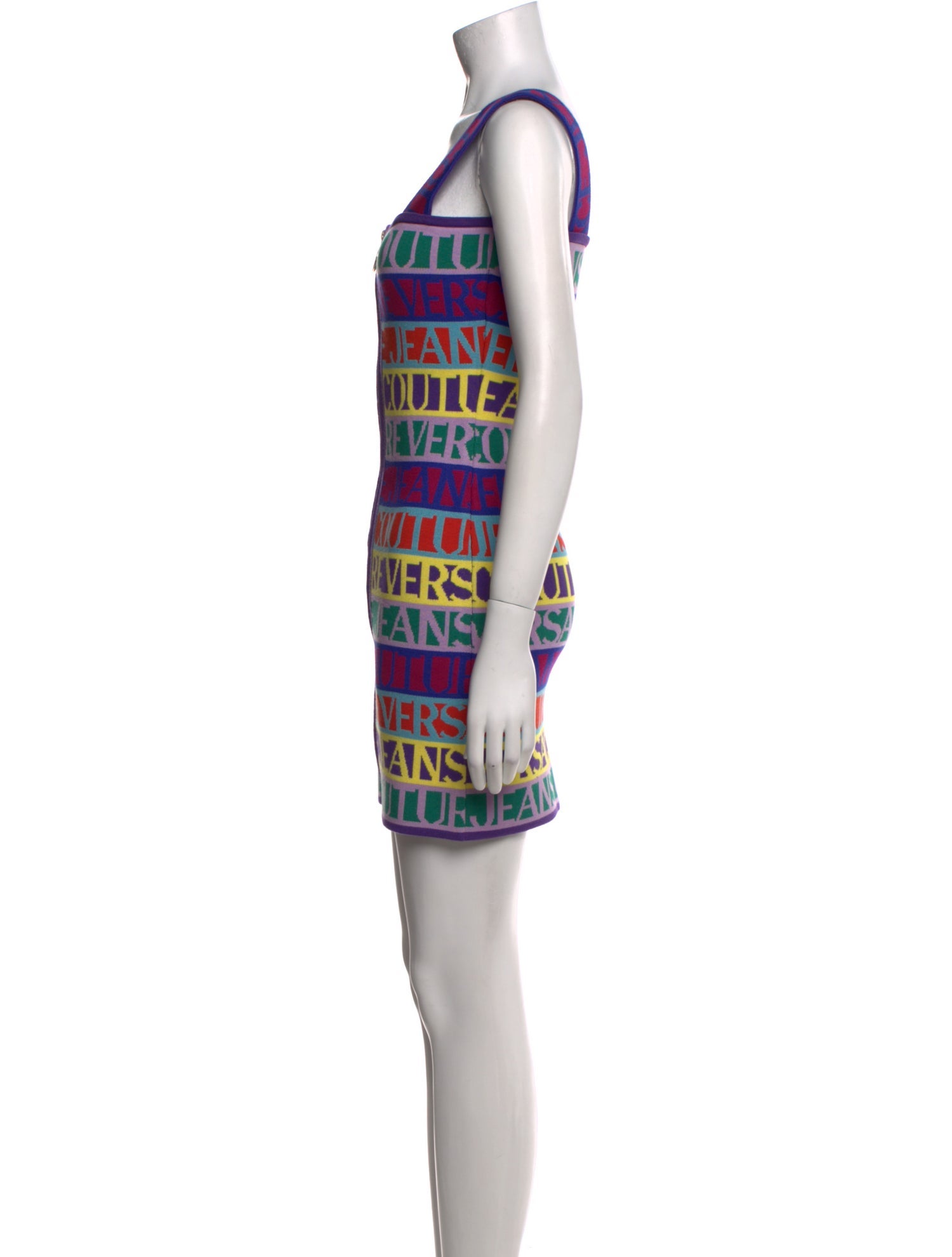 Versace Jeans Couture Printed Mini Dress