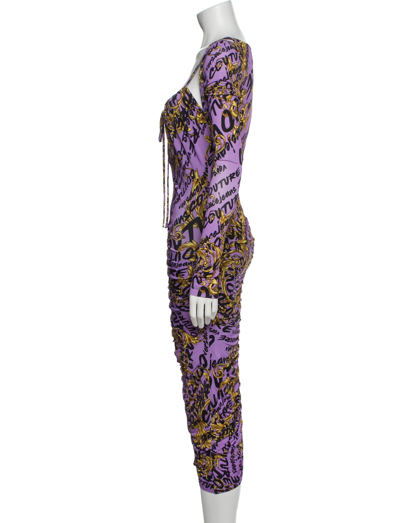 Versace Jeans Couture Printed Long Dress