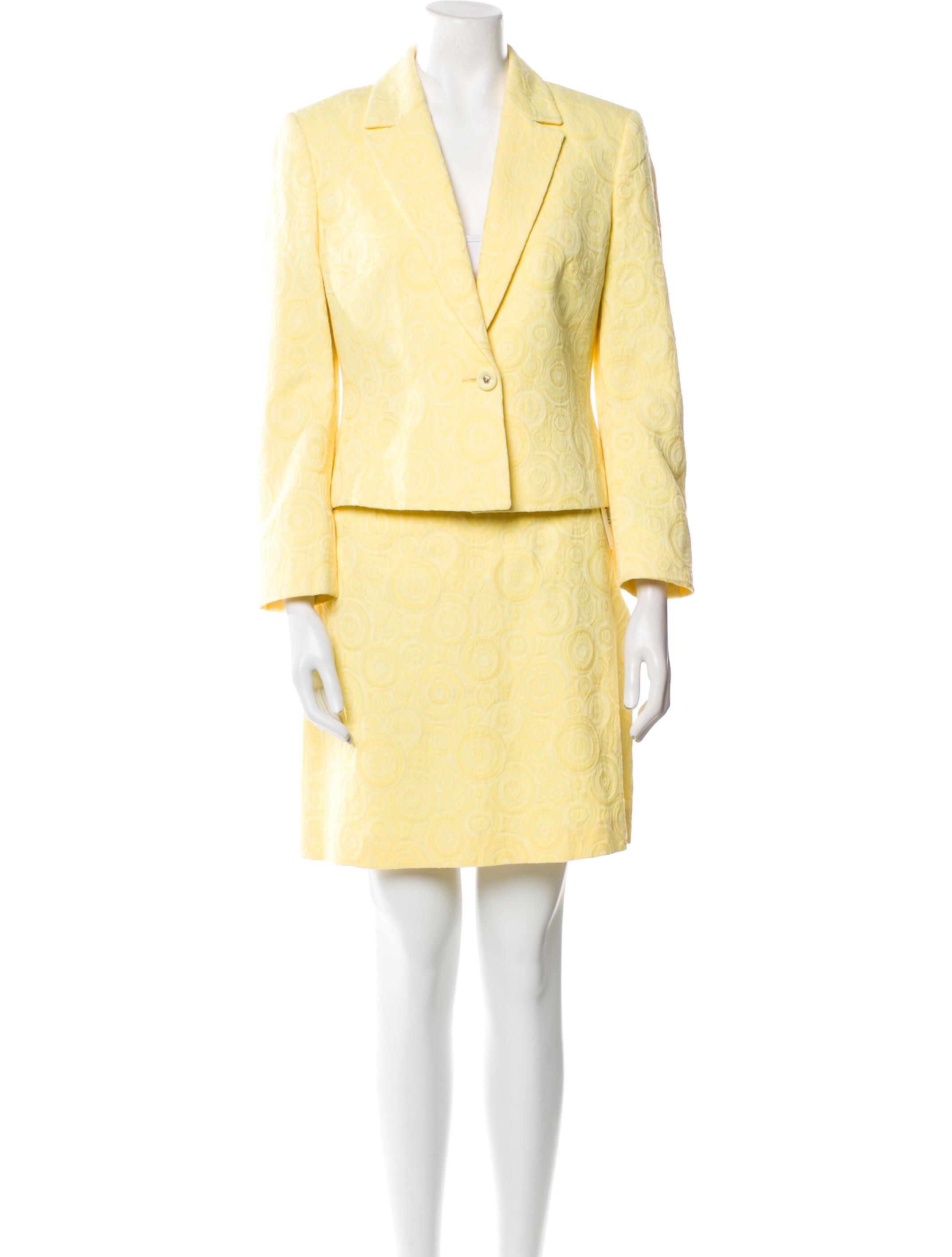 Versace Jeans Couture Vintage 1990's Skirt Suit