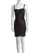 Versace Jeans Couture Square Neckline Mini Dress