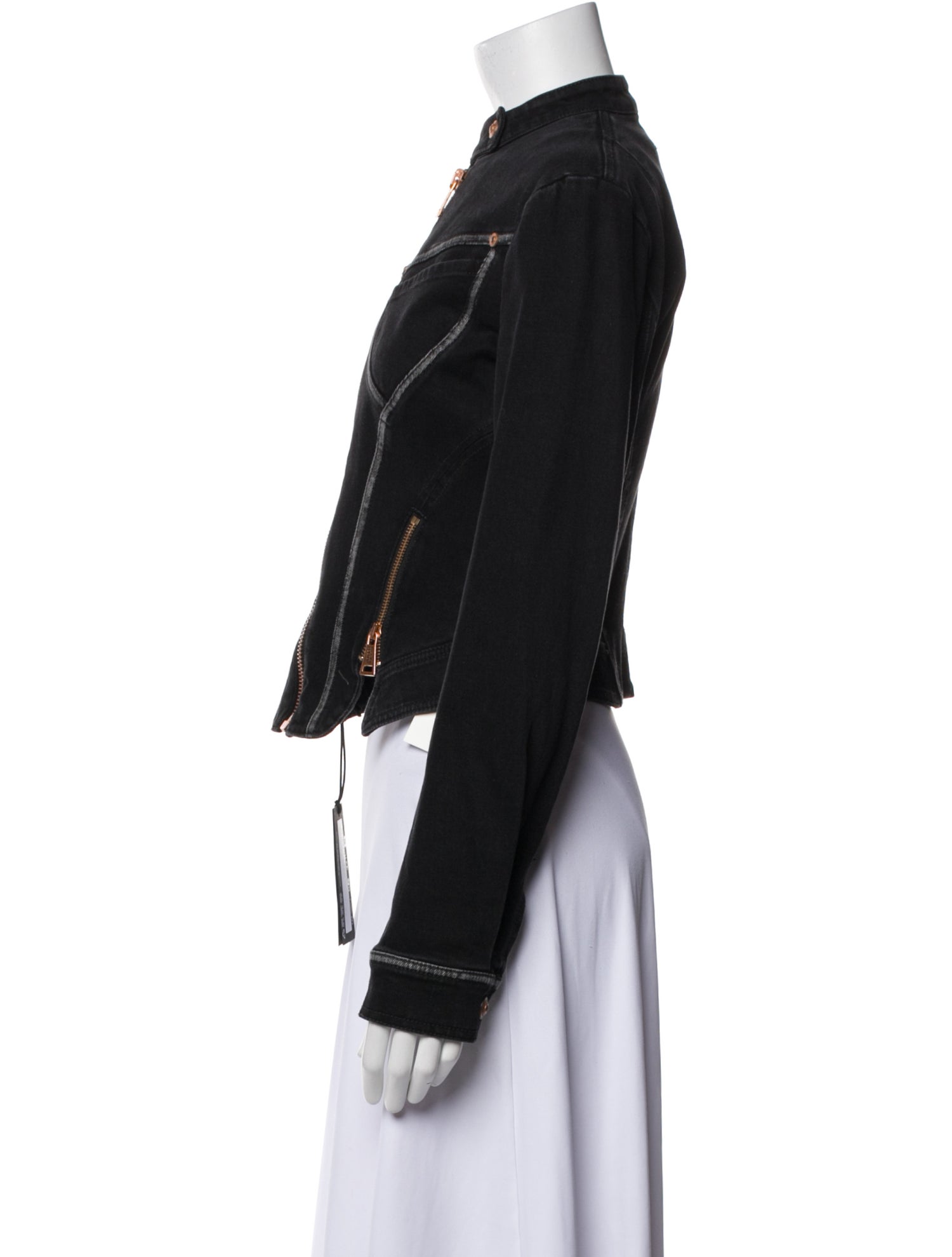 Versace Jeans Couture Striped Denim Jacket