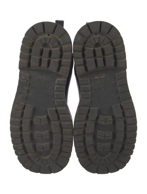 Versace Jeans Couture Leather Graphic Print Chelsea Boots