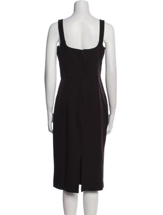 Versace Jeans Couture Square Neckline Midi Length Dress