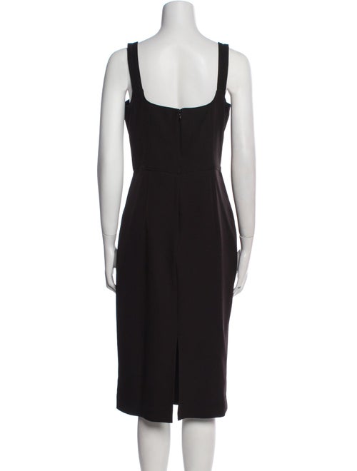 Versace Jeans Couture Square Neckline Midi Length Dress