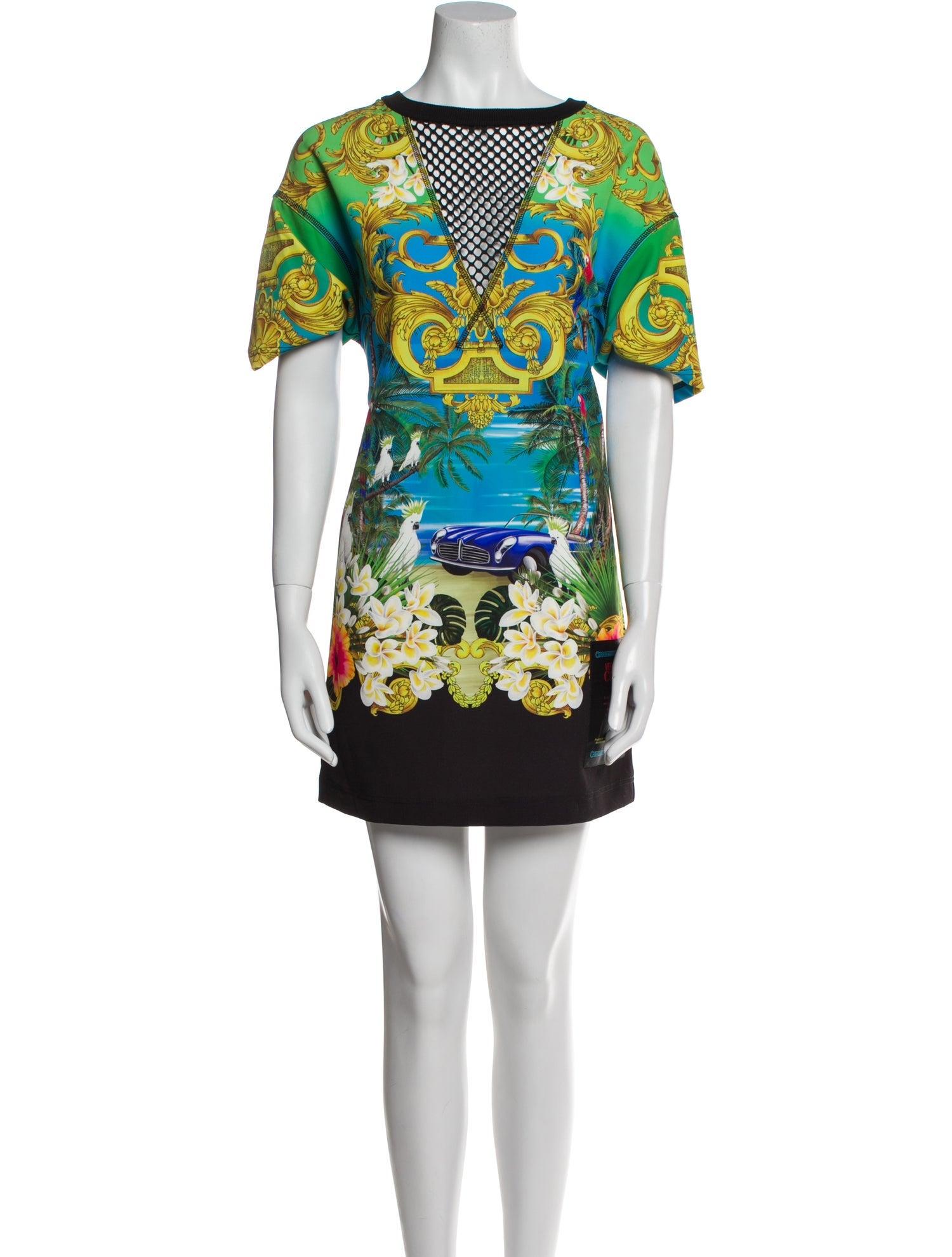 Versace Jeans Couture Printed Mini Dress