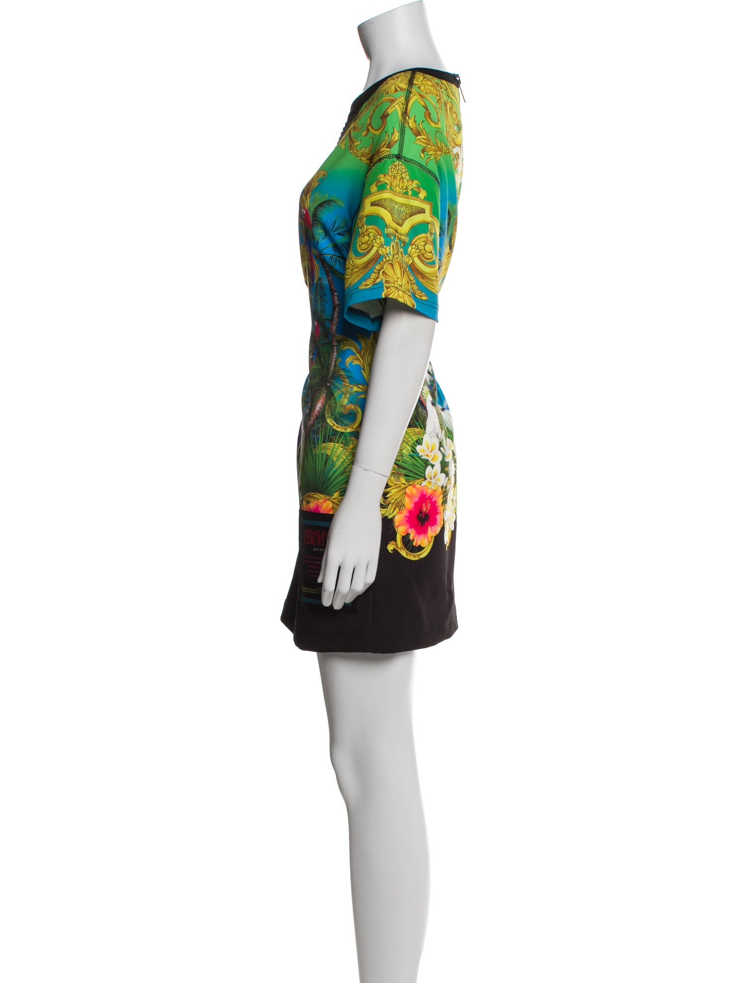 Versace Jeans Couture Printed Mini Dress