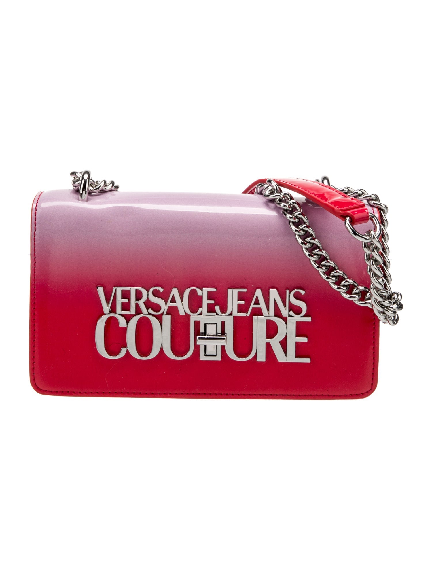 Versace Jeans Couture Patent Leather Crossbody Bag