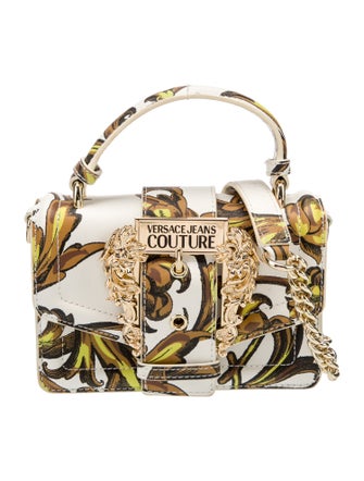 Versace Jeans Couture Leather Top Handle Bag